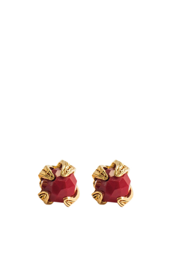 Studs Red Swarovski